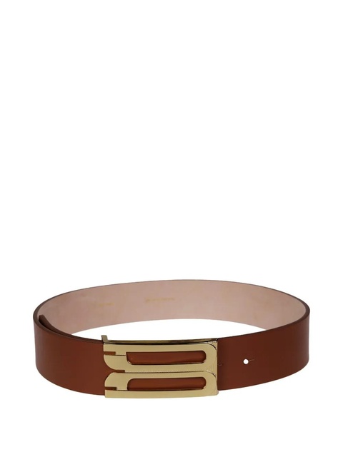 Victoria Beckham Jumbo Dorian frame belt - Brown - zdjęcie produktu nr 1