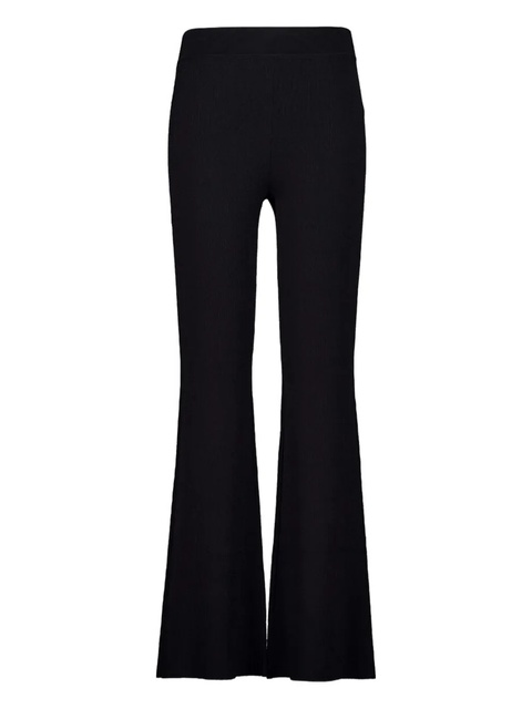 Altuzarra Florie elasticated-waistband flared trousers - Black - zdjęcie produktu nr 2