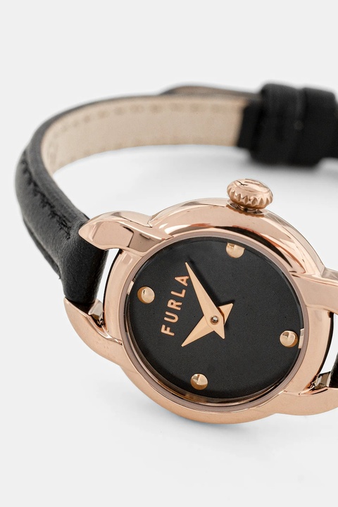 Furla zegarek damski kolor czarny WW00064004L3 - zdjęcie produktu nr 2