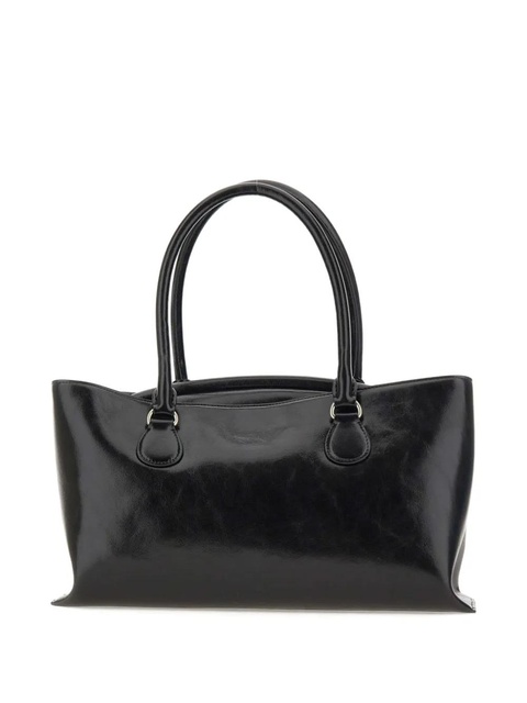 Osoi double-handle leather tote bag - Black - zdjęcie produktu nr 2