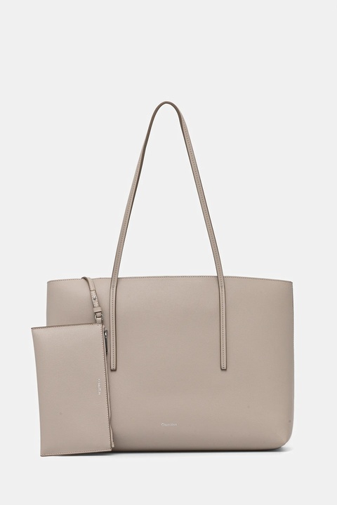 Calvin Klein torebka kolor beżowy LV04F3274G - zdjęcie produktu nr 1
