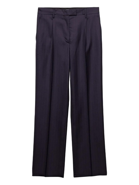 Prada wool pinstripe pants - Blue - zdjęcie produktu nr 1
