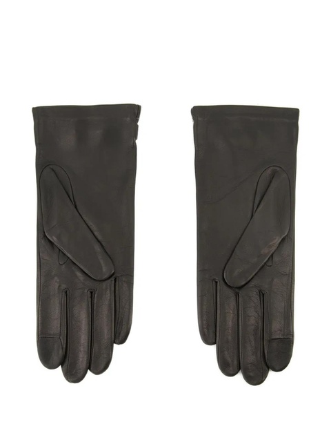 AMI Paris heart-buckle leather gloves - Black - zdjęcie produktu nr 2