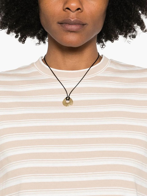 Rabanne striped T-shirt - Neutrals - zdjęcie produktu nr 2