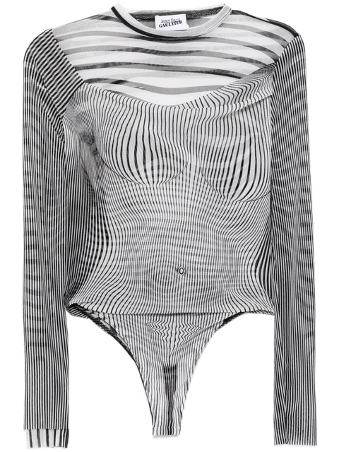 Jean Paul Gaultier The draped body morphing bodysuit - Black - zdjęcie produktu nr 1