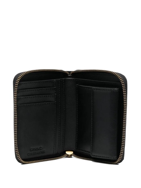 PINKO logo-plaque leather wallet - Black - zdjęcie produktu nr 2