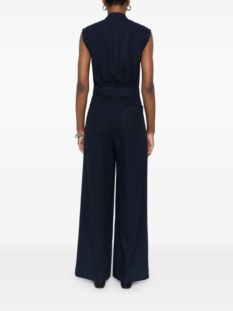 Weekend Max Mara pocket-belted jumpsuit - Blue - zdjęcie produktu nr 2