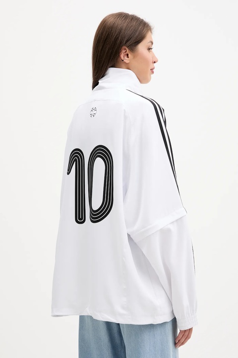adidas Originals bluza Ovzd Tracktop damska kolor biały z nadrukiem KE7570 - zdjęcie produktu nr 2