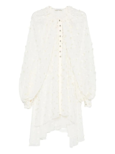 Lanvin button-fastening ruffled blouse - White - zdjęcie produktu nr 1
