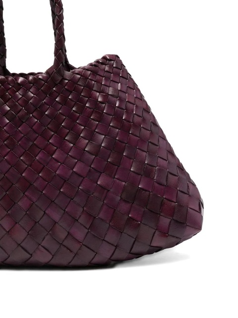 DRAGON DIFFUSION small Santa Croce woven tote bag - Purple - zdjęcie produktu nr 2