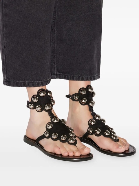ISABEL MARANT Velvee sandals - Black - zdjęcie produktu nr 2