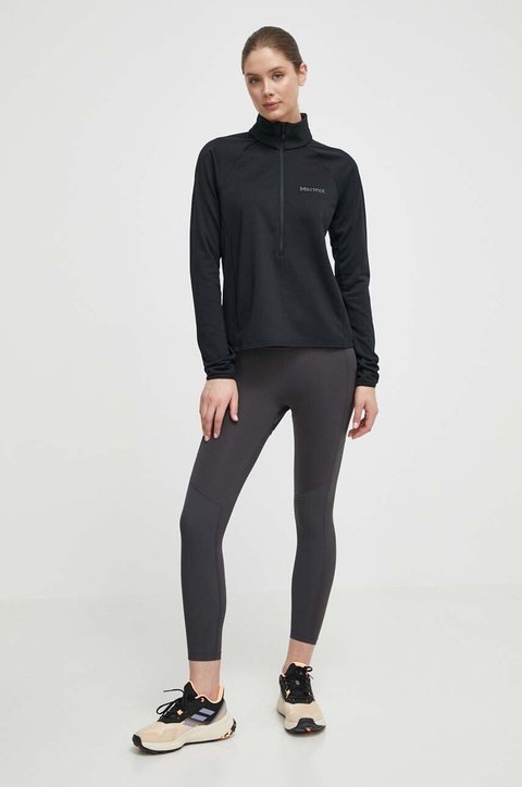 Helly Hansen legginsy sportowe Blaze damskie kolor szary gładkie 63182 - zdjęcie produktu nr 2