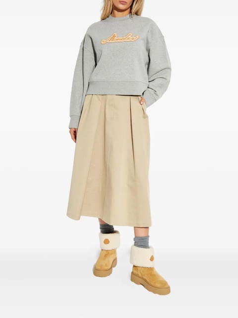 Moncler embroidered sweater - Grey - zdjęcie produktu nr 2