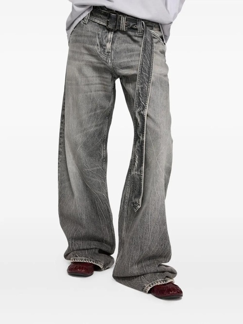 Acne Studios belted trousers - Grey - zdjęcie produktu nr 2