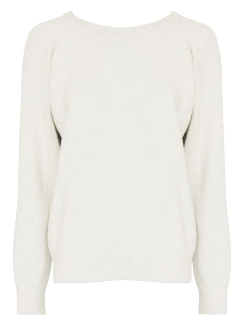 Maison Margiela V-back wool sweater - Neutrals - zdjęcie produktu nr 1