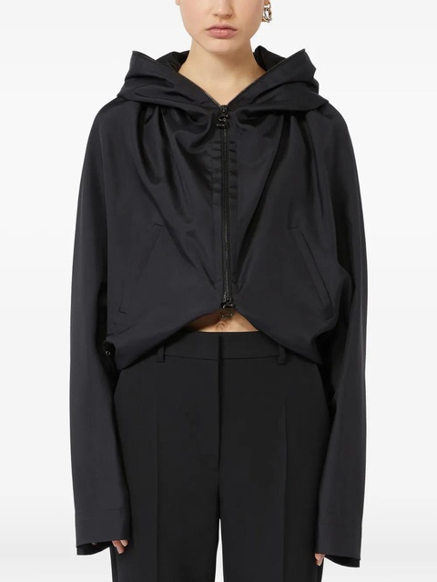 Sportmax hooded silk jacket - Black - zdjęcie produktu nr 2