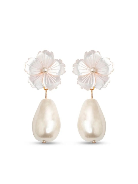 Jennifer Behr Carlla earrings - White - zdjęcie produktu nr 1