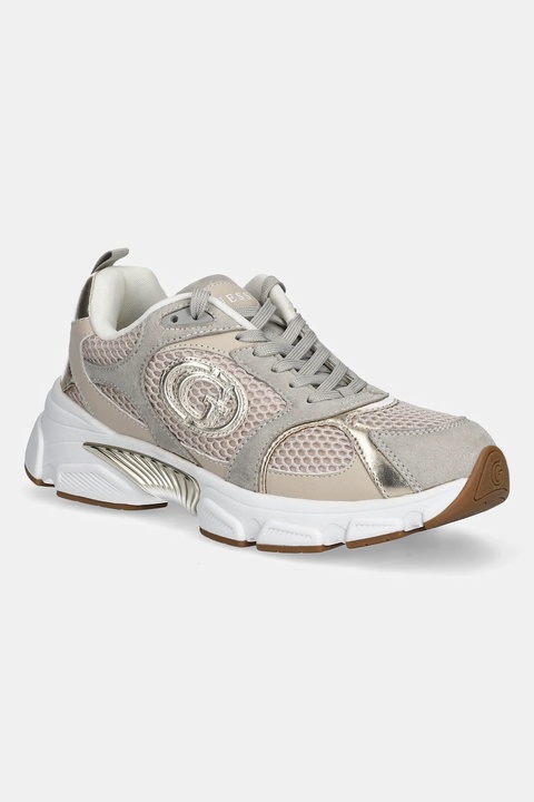 Guess sneakersy IBITHA3 damskie kolor beżowy FLFI3B ESU12 - zdjęcie produktu nr 1