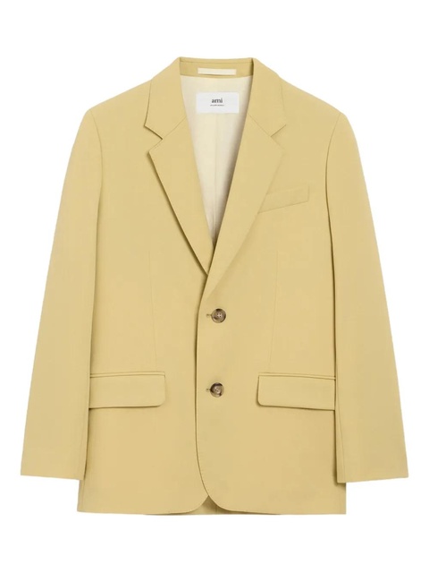 AMI Paris single-breasted wool jacket - Green - zdjęcie produktu nr 1