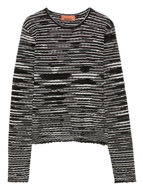 Missoni round-neck sweater - Black - zdjęcie produktu nr 1