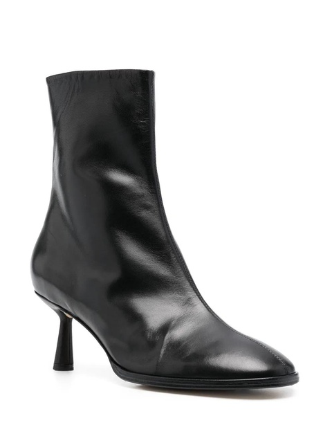 Aeyde Dorothy leather boots - Black - zdjęcie produktu nr 2
