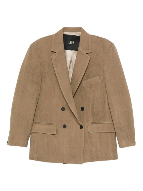 Eleh double-breasted blazer - Green - zdjęcie produktu nr 2