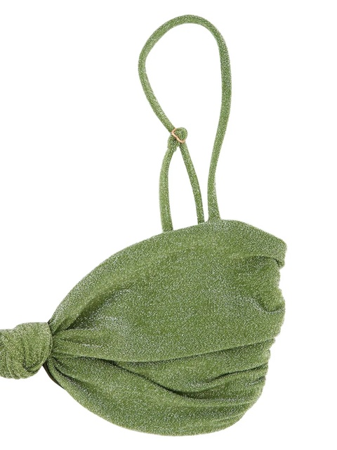Johanna Ortiz Heliconia shimmering bikini top - Green - zdjęcie produktu nr 2