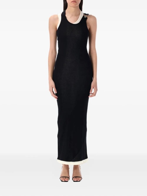 Jean Paul Gaultier ribbed cotton dress - Black - zdjęcie produktu nr 2