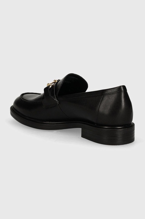 Vagabond Shoemakers mokasyny skórzane AMINA damskie kolor czarny na płaskim obcasie 5801-001-20 - zdjęcie produktu nr 2
