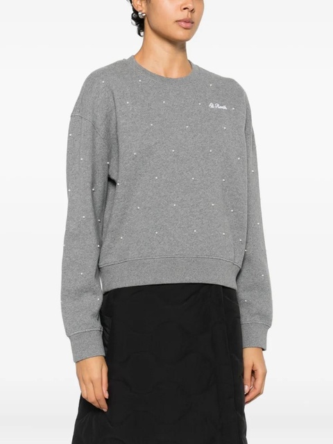 MC2 Saint Barth Casey embellished sweatshirt - Grey - zdjęcie produktu nr 1