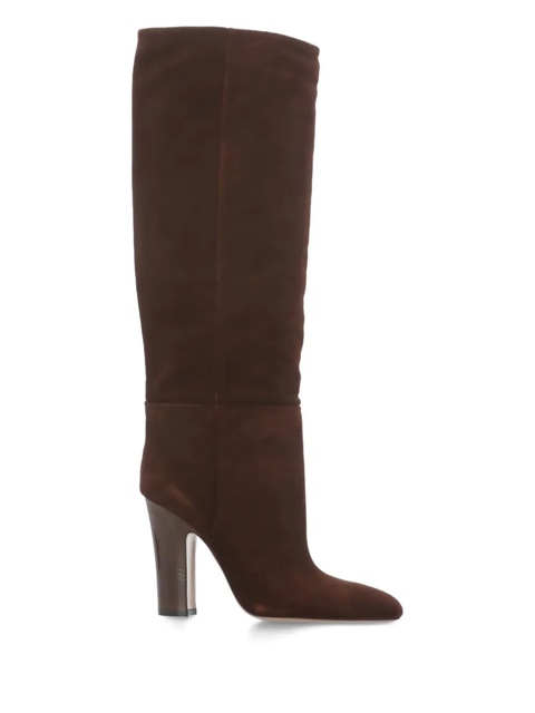 Paris Texas 100mm Lavinia knee-high leather boots - Brown - zdjęcie produktu nr 1