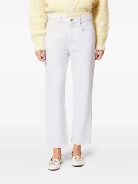 ISABEL MARANT Dakota straight jeans - White - zdjęcie produktu nr 2