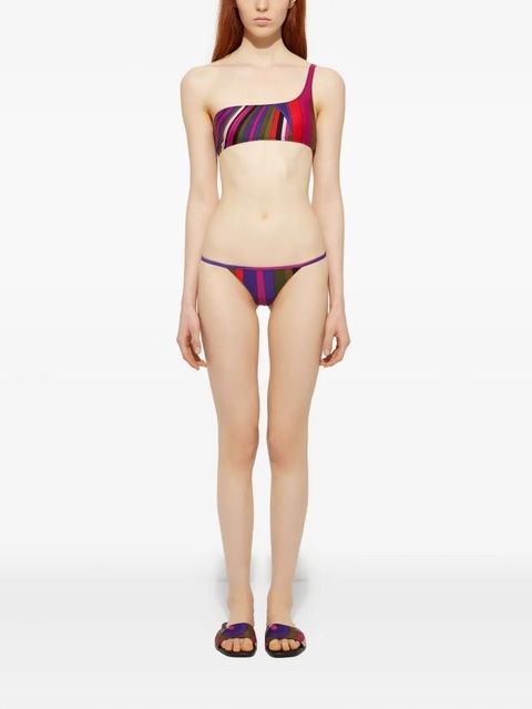 PUCCI print one-shoulder bikini top - Purple - zdjęcie produktu nr 1