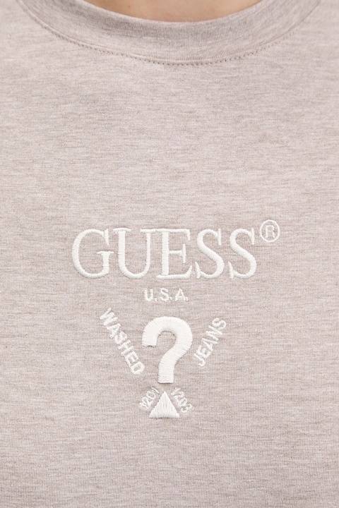 Guess t-shirt COLETTE damski kolor beżowy V4YI21 KCDH1 - zdjęcie produktu nr 2
