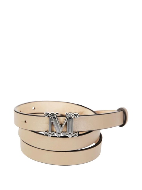 Max Mara logo belt - Neutrals - zdjęcie produktu nr 1