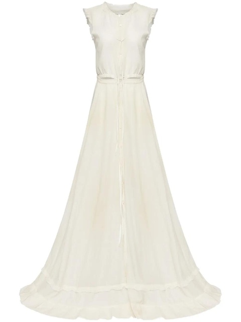 MM6 Maison Margiela cotton gown - Neutrals - zdjęcie produktu nr 1