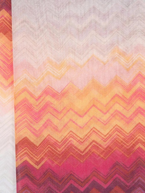 Missoni zig-zag print scarf - Orange - zdjęcie produktu nr 2
