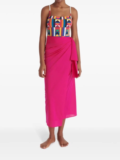 ERES Peplum cotton sarong - Pink - zdjęcie produktu nr 2
