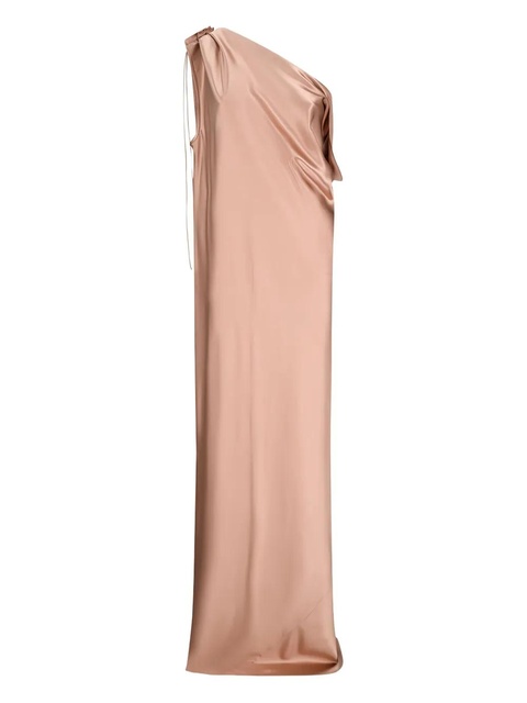 Max Mara one-shoulder drape-detail maxi dress - Neutrals - zdjęcie produktu nr 1