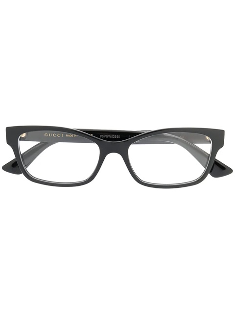 Gucci Eyewear GG0635O rectangular-frame glasses - Black - zdjęcie produktu nr 1