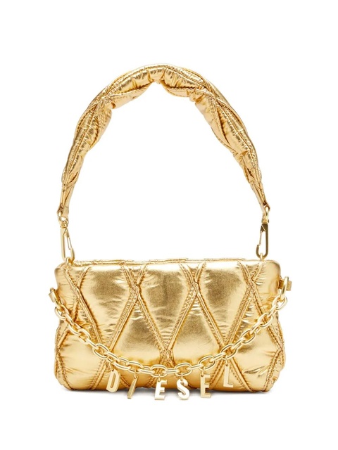 Diesel Charm-D shoulder bag - Gold - zdjęcie produktu nr 1