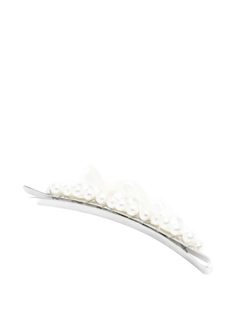 Simone Rocha bow-detail faux-pearl hair pin - Neutrals - zdjęcie produktu nr 1