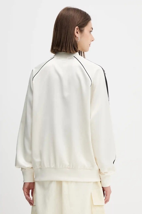 adidas Originals bluza Sst Satin Tt damska kolor beżowy z aplikacją KH1567 - zdjęcie produktu nr 2