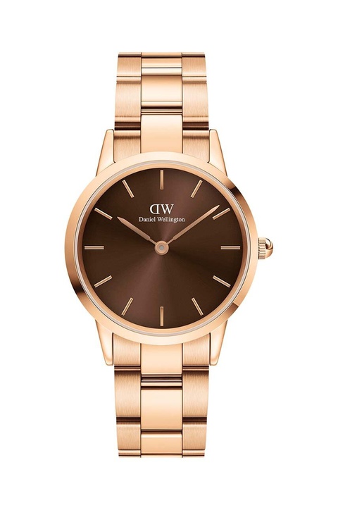 Daniel Wellington zegarek Iconic Link Amber 32 damski kolor złoty - zdjęcie produktu nr 1