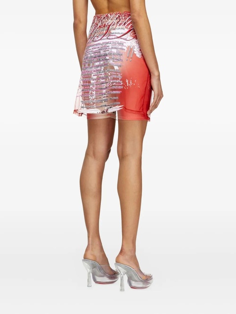 Diesel Remaster Capsule O-Lympiac mini skirt - Pink - zdjęcie produktu nr 2