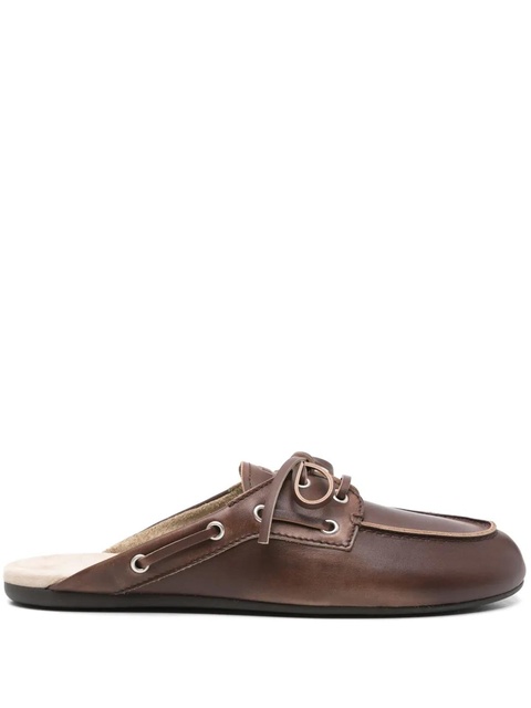 Miu Miu Boat mules - Brown - zdjęcie produktu nr 1