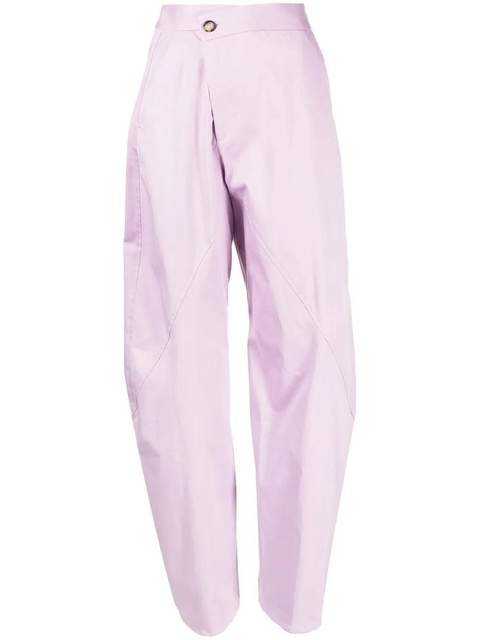 JW Anderson Twisted workwear trousers - Purple - zdjęcie produktu nr 1