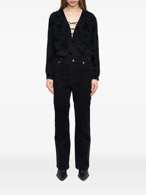 Zadig&Voltaire corduroy trousers - Black - zdjęcie produktu nr 1