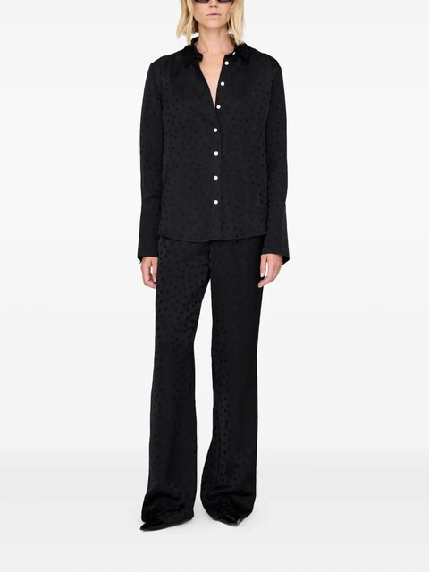 ANINE BING Elain straight-leg trousers - Black - zdjęcie produktu nr 2