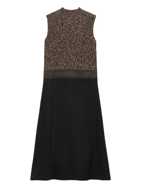 Prada ribbed knit flared dress - Black - zdjęcie produktu nr 1
